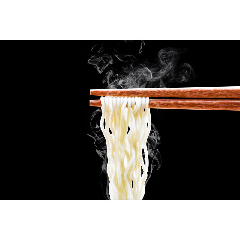Chopsticks Noodles - Wrapped Canvas Print, 30cm H x 46cm W x 3.8 cm D