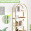 Alissha 180cm H x 60cm W Metal Standard Bookcase
