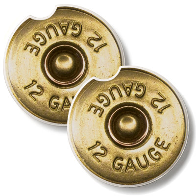 12 Gauge 2 Pack Stone Car Coasters
