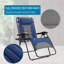 Fauteuil inclinable zéro gravité avec coussin Alexandre-17359704