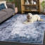 Tapis abstrait lavable à la machine Santa Monica-960567177