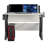 Genesis Adjustable Gaming Desk, White
