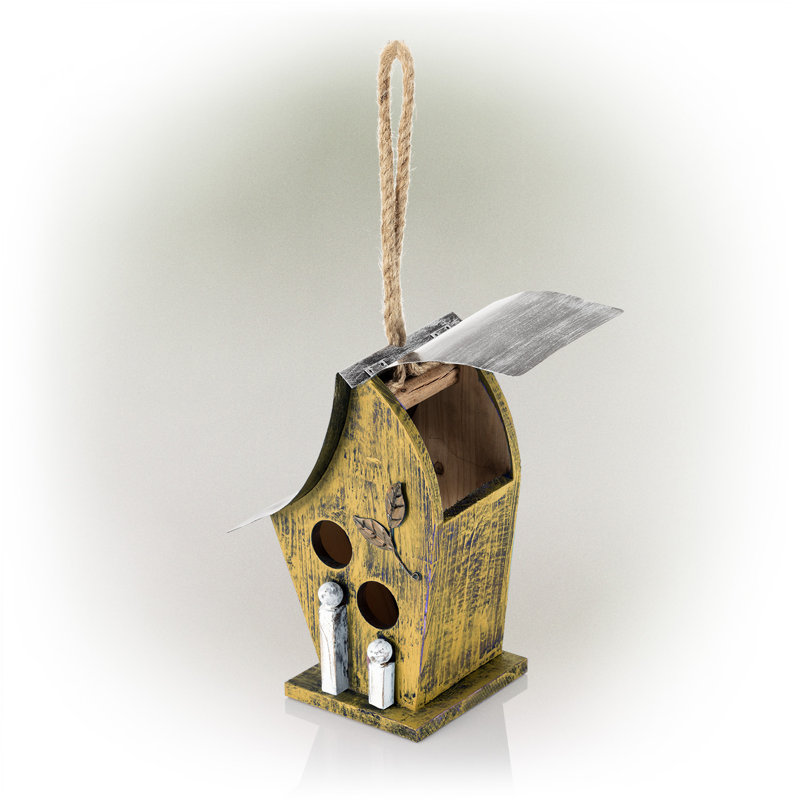 Hanging Birdhouse, Yellow