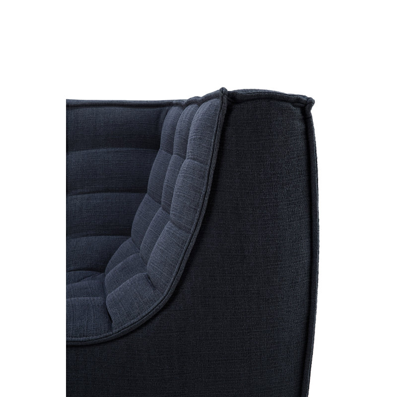 N701 Corner Wedge, Dark Blue Cotton Blend