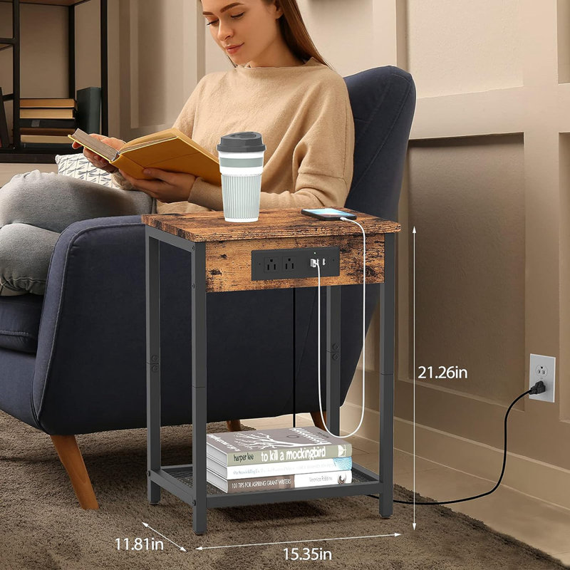 Table de bout avec rangement Hicat