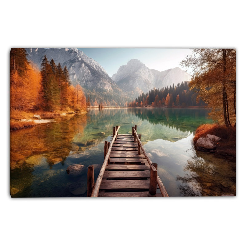 Art mural sur toile Pathway to Still Waters, H 24 po x l 36 po