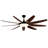 Oversized Industrial Large Black Ceiling Fan with LED Lights and 9 Aluminum Blades-102884505-102884506