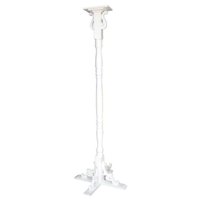 Pedestal Wood Birdhouse Pole