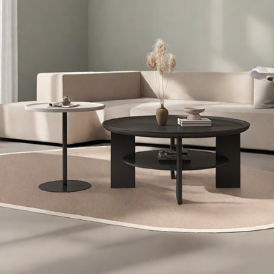 Table de bout double en bois massif Creative Creative