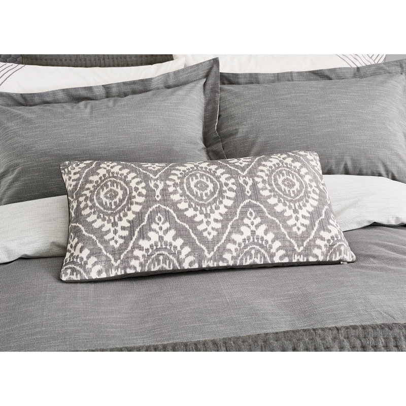Kayah Woven Check Duvet Cover, Super King