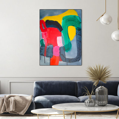 Wish It Could Be This Easy'' Framed Canvas By Giant Art