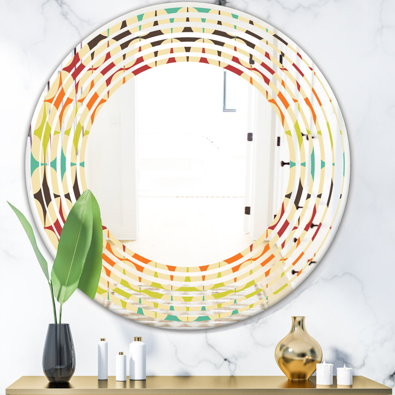 Miroir mural de salle de bain Wave, 23,6 po x 23,6 po