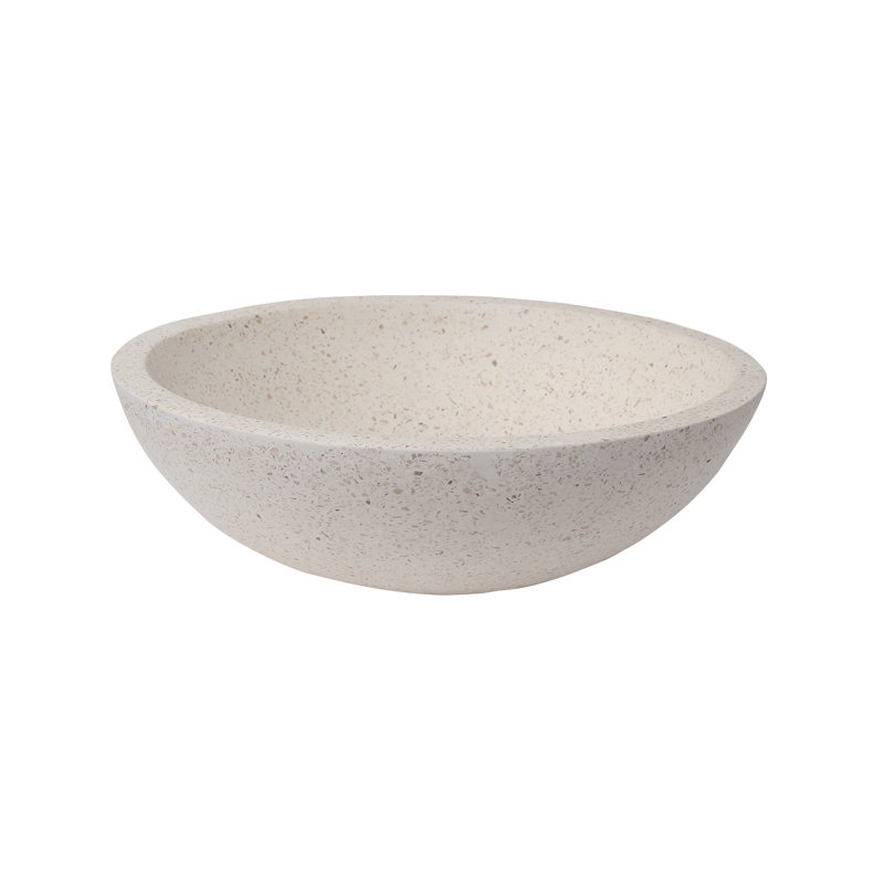 Lavabo de salle de bain ovale Caspar, Blanc
