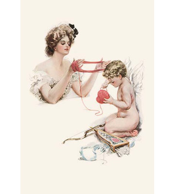 «In the Toils» par Harrison Fisher, reproduction d'art