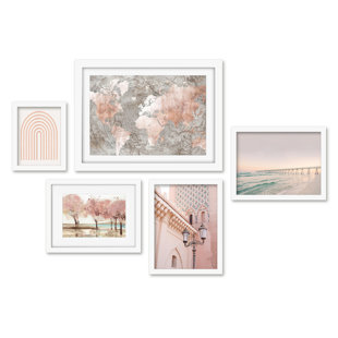 world travel picture frame