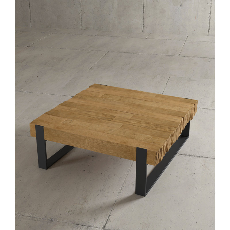 Fleener Solid Wood Top Single Coffee Table