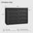 8 Drawers Dresser For Bedroom, 47.2" Wide Dresser For Closet, Large Wood Tv Stand, Chest Of Drawers With Deep Drawer For Living Room, Hallway,home Office,black-21487972