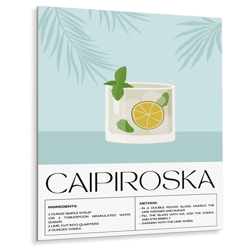 «Lime Caipiroska», impression d'art mural, Sans cadre, H 32 po x l 16 po