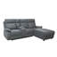 DS Living Home Furniture 3 Seater Leather Match Reclining Sofa & Chaise-1472686328-1472686333
