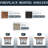 Solid Wood 72" - Rustic Home Decoration Shelf For