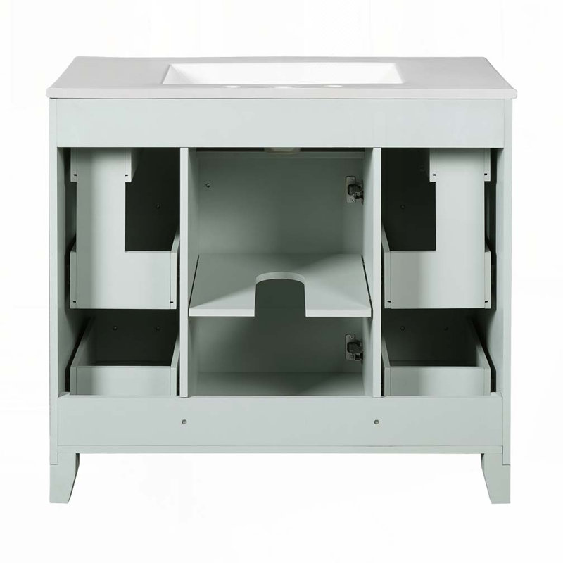 Meuble-lavabo 36 po avec lavabo en céramique