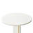 Sassani Round End Table - Pearl White/Golf