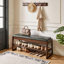 Faux Leather Upholstered Bench-888562019