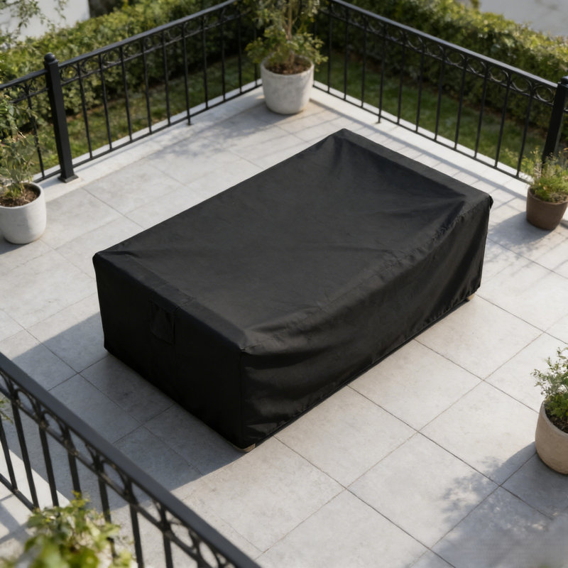 Black Patio Outdoor Furniture Cover Sofa Cover