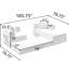 Canapé modulaire en L 3 places en velours côtelé avec coussin de siège à double couche pliable pour canapé d'appoint-1935702709