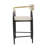 Amen Fabric Upholstered Bar Chair Beige-1624050182-1677348529