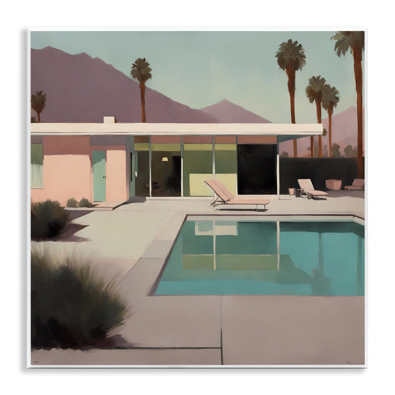 Art californien vue sur la piscine par Noah Bay