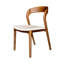 Chaise de salle à manger rembourrée en bois de frêne Rena-109371760