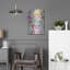 "Vase rouge de fleurs" par Linda Woods-1442838654