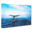 Whale Tail from the Ocean - Wrapped Canvas-56641685