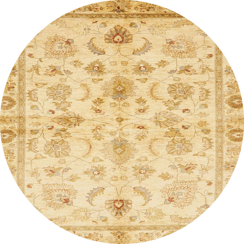 Tapis abstrait moderne 723, Rond 6 pi