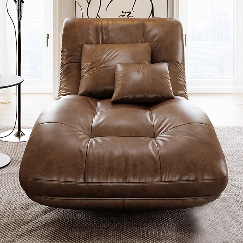 Méridiennes ergonomiques à arc pour un siège large, Marron foncé