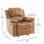 Fauteuil inclinable et oscillant en cuir