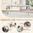 Luxurious Dining Table, 69” Dining Room Table, Rectangular Faux Marble Kitchen Table For Dining Room Family Gatherin-112291067-112290396-112290395