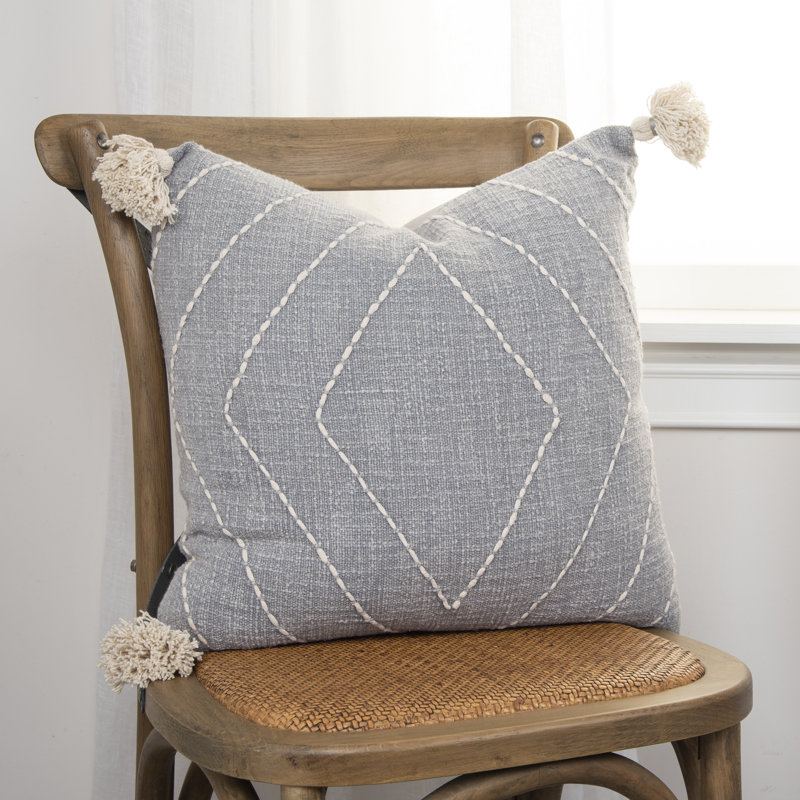  Square Cotton Pillow Cover & Insert