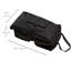 2 base de parasol 2 pièces, sac de poids avec boule 55 lb, noir