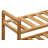 9 Pair Stackable Solid Wood Shoe Rack