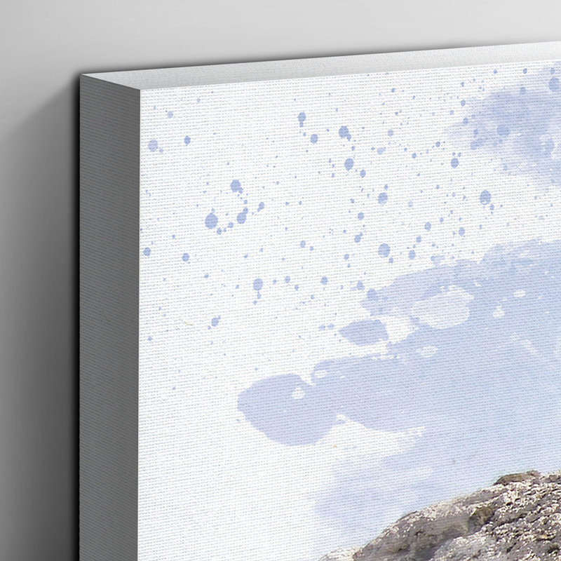 Seascape Cyprus Beach - Wall Art, 70cm H x 100cm W, Wrapped Canvas
