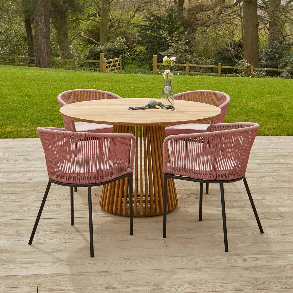 Hopley Rectangular 4 - Person 120cm Long Dining Set