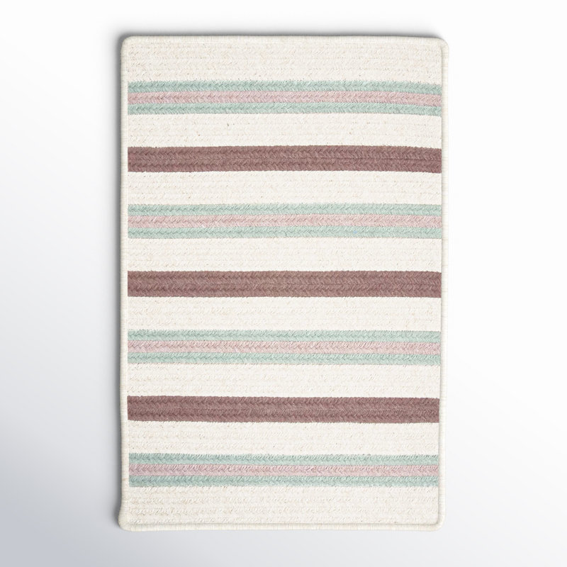 Tapis réversible à rayures Chung, Tapis de couloir 2 pi x 12 pi