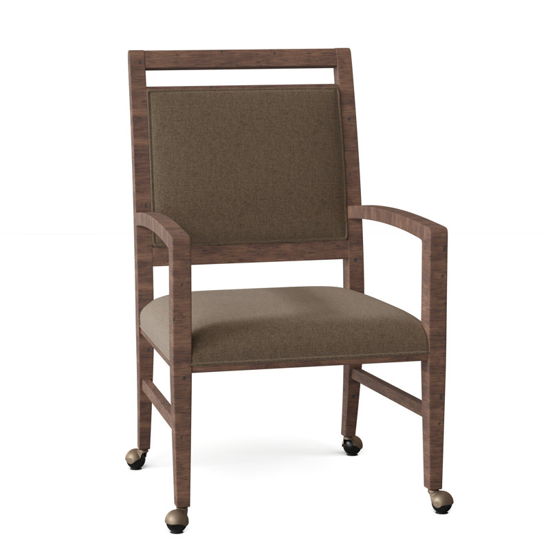 Fauteuil rembourré Preston, Tabac, 9110 Lin