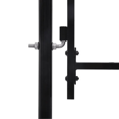 Verdia 225cm H x 300cm W Black Metal Gate