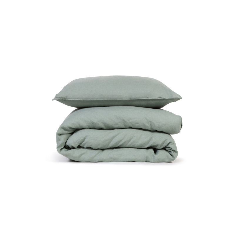 Parker Duvet Cover, King Duvet Cover + 2 King Shams, Sand, Rayon from Bamboo