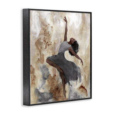 «Rustic Dancing Woman», estampe numérique encadrée par Charity Henderson