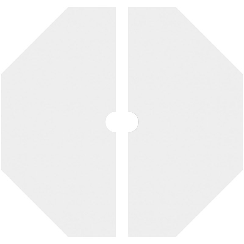 Médaillon de plafond contemporain en PVC Westin, H 1 po x l 22 po x P 22 po