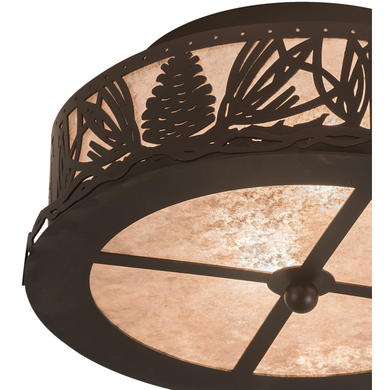 Wyncote Glass Semi Flush Mount